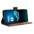 Miniatyrbillede 4 af 7: SKALO Asus ROG Phone 8 Pro 5G 6-RUM Pungetaske - Brun Brown