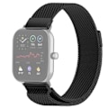Pikkukuva 1 / 3: SKALO Milanese Loop to Amazfit Bip/Bip U/Bip U Pro/Bip S - Valitse väri Black