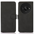 Miniatyrbillede 1 af 8: SKALO Xiaomi Redmi A3 KHAZNEH Pungetui i PU-læder - Sort Black