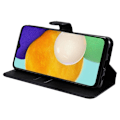 Miniatyrbillede 5 af 10: SKALO Samsung A13 5G Classic Pungetui - Sort Black