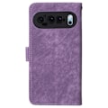 Miniatyrbillede 7 af 7: SKALO Google Pixel 9 Pro XL Flip Cover m. pung i PU-læder - Lilla Purple
