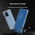 Miniatyrbillede 7 af 8: SKALO Xiaomi Redmi Note 12 4G Clear View Mirror Etui - Sort Black