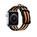 Pikkukuva 2 / 6: SKALO Nato-ranneke Nylon Apple Watch Series 4-6 40mm - Valitse väri Multicolor