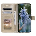 Miniatyrbild 2 av 7: SKALO Sony Xperia 10 VI Mandala Plånboksfodral - Guld Guld