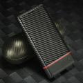 Miniatyrbillede 9 af 11: SKALO Google Pixel 8 LC.IMEEKE Carbon Fiber Pungetui i PU-læder - Sort Black