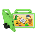 Miniatyrbillede 2 af 5: SKALO Samsung Tab S6 Lite Rhombus Cover med håndtag - Grøn Green