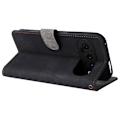 Miniatyrbillede 4 af 7: SKALO Google Pixel 9 Pro XL Flip Cover m. pung i PU-læder - Sort Black