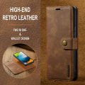 Miniatyrbillede 8 af 11: DG MING Samsung A53 5G 2-i-1 Magnet Pungetui - Brun Brown