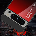 Pikkukuva 2 / 7: SKALO Google Pixel 8 Pro Gradientti karkaistu lasi TPU-suojakuori - Punainen Red