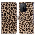 Pikkukuva 1 / 9: SKALO Xiaomi 11T/11T Pro Leopard mönstrad Plånboksfodral i PU Läder Multicolor