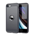 Miniatyrbild 5 av 5: SKALO iPhone SE (2020/2022) Armor Carbon Stöttåligt TPU-skal - Fler färger Blå