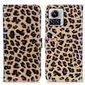 Miniatyrbillede 1 af 8: SKALO Motorola Edge 30 Ultra 5G Leopardmønstret pungetui i PU-læder Multicolor