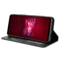 Miniatyrbild 3 av 8: SKALO Asus ROG Phone 6/6Pro/6D/6D Ultimate 5G Embossed Premium Plånboksfodral - Svart Svart