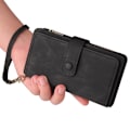 Miniatyrbild 11 av 11: SKALO iPhone 16 Pro Max Big Wallet 17-FACK Plånboksfodral - Svart Svart