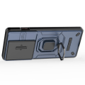 Miniatyrbillede 3 af 6: SKALO OnePlus 12R 5G Armor Hybrid Metal Ring Camera Slider - Blå Blue