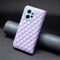 Miniatyrbild 6 av 8: SKALO Xiaomi Redmi Note 12 4G BINFEN COLOR Quiltat Plånbok - Lila Lila
