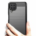 Miniatyrbillede 6 af 6: SKALO Samsung A12 Armor Carbon Stødsikker TPU-cover - Vælg farve Red