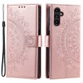 Miniatyrbillede 1 af 6: SKALO Samsung A05s 4G Mandala Flip Cover - Rosa guld Pink gold