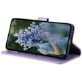Miniatyrbillede 4 af 7: SKALO Motorola Moto G85 5G Mandala Flip Cover - Lilla Purple