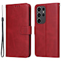 Miniatyrbillede 2 af 9: SKALO Samsung S24 Ultra PU-læder Pungetui - Vælg farve Red