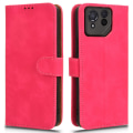 Miniatyrbillede 1 af 6: SKALO Asus ROG Phone 8 5G Matt PU-læderpungetui - Cerise Cerise