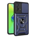 Pikkukuva 1 / 8: SKALO Motorola Moto G53 5G Armor hybridi metallirengas kameran liukusäädin - - Sininen Blue