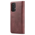 Pikkukuva 3 / 11: DG MING Samsung A33 5G 2-in-1 magneetti lompakkokotelo - Punainen Red