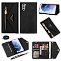 Miniatyrbillede 10 af 10: SKALO Samsung S24+ Evelope Clutch 8-RUM - Sort Black