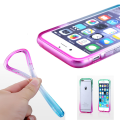 Pikkukuva 1 / 11: Gradient färgade Bumper till iPhone 6/6S - Olika färger MultiColor Lila/Gul