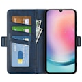 Miniatyrbillede 2 af 6: SKALO Samsung A25 5G Premium Wallet Flip Cover - Blå Blue