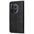 Pikkukuva 9 / 9: SKALO OnePlus 12R 5G PU-nahkainen Lompakkokotelo - Valitse väri Black