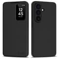 Tech-Protect Smart Wallet Window korttitaskulla sopii Samsung Galaxy S26+ - Mattamusta Black