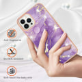 Miniatyrbillede 2 af 5: SKALO iPhone 15 Pro Max Marmor TPU-cover - #2 Multicolor