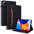 Pikkukuva 1 / 10: SKALO Xiaomi Redmi Pad SE 8.7 PU-nahkainen Lompakkokotelo - Musta Black