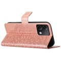Pikkukuva 3 / 9: SKALO Xiaomi Redmi Note 13 5G Mandala lompakkokotelo - Ruusukulta Pink gold
