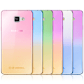Miniatyrbillede 2 af 2: Gradient färgade Silikon TPU-Skal till Samsung S6 - Olika färger MultiColor Grön/Gul