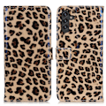 Miniatyrbillede 1 af 8: SKALO Samsung A13 5G Leopardmønstret pungetui i PU-læder Multicolor