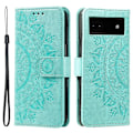 Pikkukuva 1 / 6: SKALO Google Pixel 8a Mandala lompakkokotelo - Turkoosi Turquoise