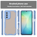 Miniatyrbillede 10 af 10: SKALO Samsung A26 5G Armor Hybrid Frosted Cover - Blå Blue