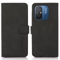Miniatyrbillede 1 af 8: SKALO Xiaomi Redmi 12C 4G KHAZNEH Pungetui i PU-læder - Sort Black