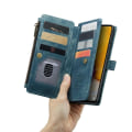 Miniatyrbild 5 av 11: CaseMe Samsung A13 4G CaseMe Big Wallet Plånboksfodral - Blå Blå