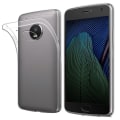 Pikkukuva 1 / 4: Transparent Silikon TPU-Skal till Moto G5 PLUS Transparent