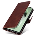 Miniatyrbillede 6 af 9: SKALO Samsung S24 FE PU-læder Pungetui - Vælg farve Brown