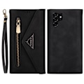 Miniatyrbillede 1 af 10: SKALO Samsung S24 Ultra Evelope Clutch 8-RUM - Sort Black
