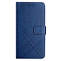 Miniatyrbild 7 av 8: SKALO Xiaomi Redmi 10C Embossed Plånboksfodral i PU-Läder - Blå Blå