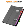 Miniatyrbillede 6 af 9: SKALO Lenovo Tab 10.1" Trifold Cover - Grå Grey