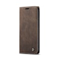 Miniatyrbild 2 av 11: CaseMe iPhone 16e 013 Series PU-Läder Plånboksfodral - Mörkbrun Mörkbrun