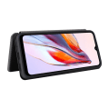 Miniatyrbillede 3 af 9: SKALO Xiaomi Redmi 12C 4G Carbon Fiber Pungetui - Sort Black