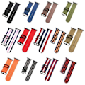 Pikkukuva 3 / 7: SKALO Nato-ranneke Nylon Apple Watch Series 4-6 40mm - Valitse väri Green