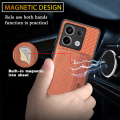 Pikkukuva 11 / 11: SKALO Xiaomi Redmi Note 13 Pro 5G Carbon Fiber Suojakuori korttipidike - Vihreä Green